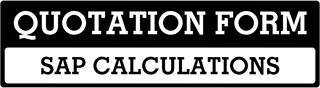 SAP Calculations Quote  For Easington
